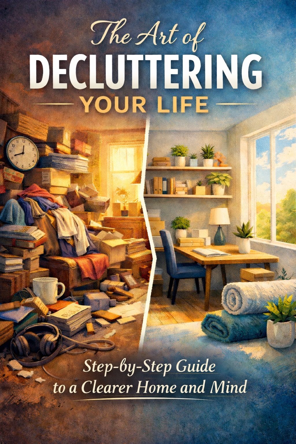 Cover of The Art Of Decluttering Your Life: Step-by-Step Guide to a Clearer Home and Mind