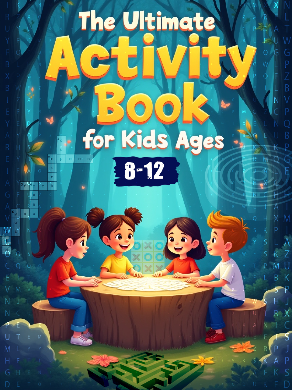 Cover of The Ultimate Activity Book For Kids Ages 8-12