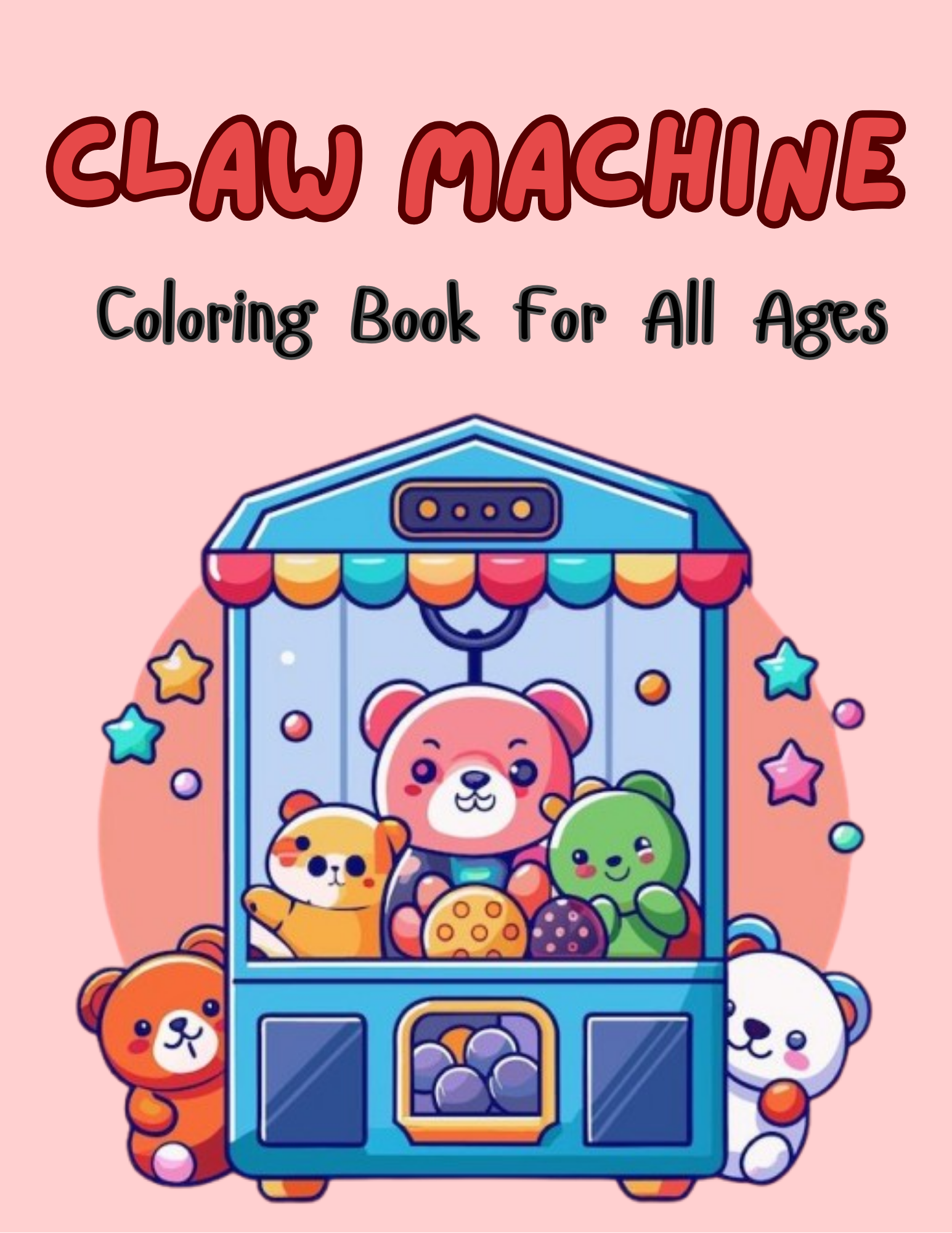 Cover of Claw Machine Coloring Book